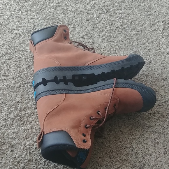 Palladium Milk Chocolate Boots - Picture 5 of 9